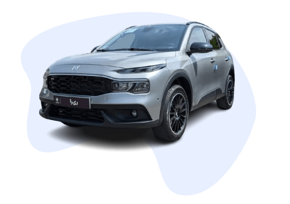 نمای روبروی یک ماشین سدان