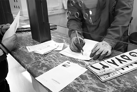 مراحل دریافت نوبت تعویض پلاک